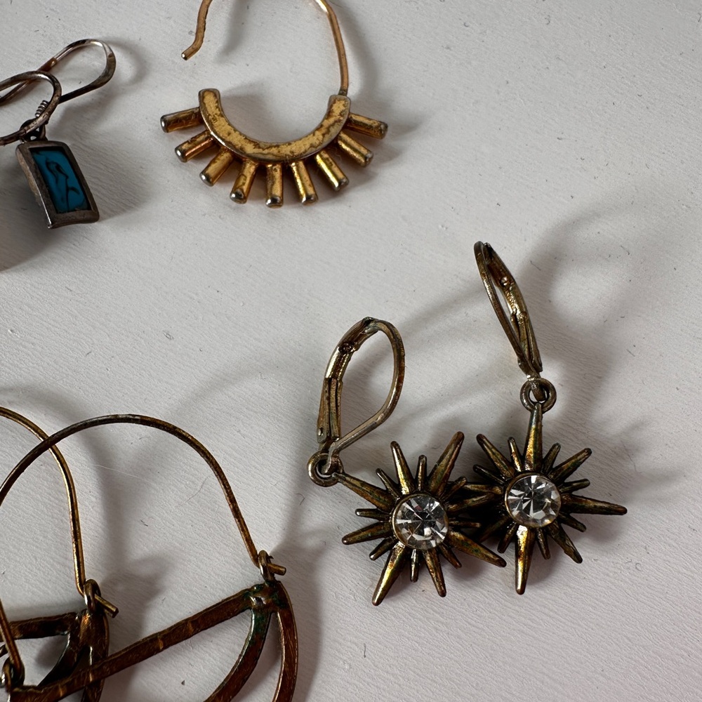 Statement & Hoop Earring Set - Picture 2 of 5
